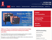 Tablet Screenshot of kcdstudwelding.com.au